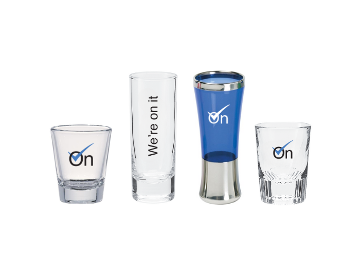 a fun promotional item idea is branded shot glasses