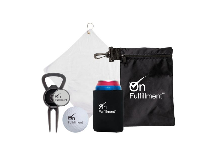 branded golf kits as customer gifts