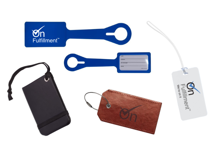 branded luggage tags for event giveaways