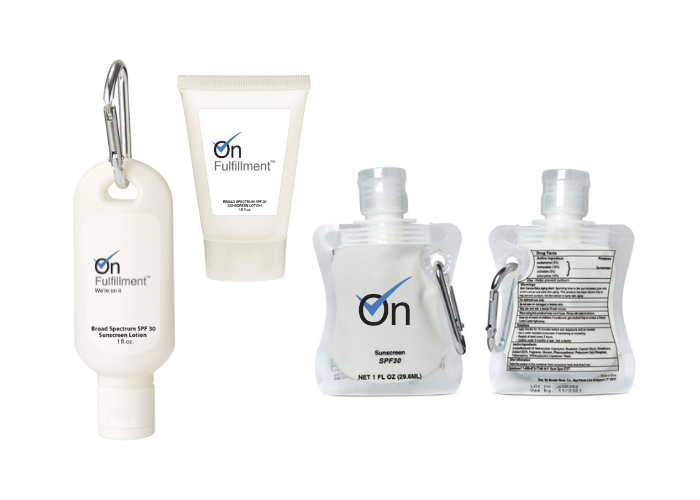 company branded sunscreen