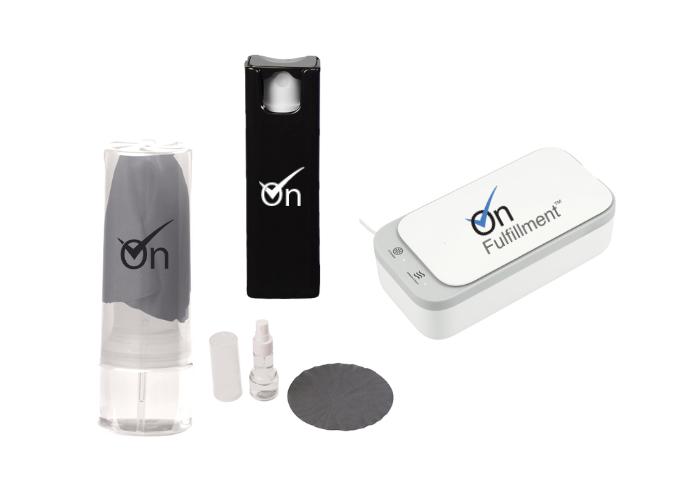 phone cleaners and phone sanitizers with logos are used as event giveaways