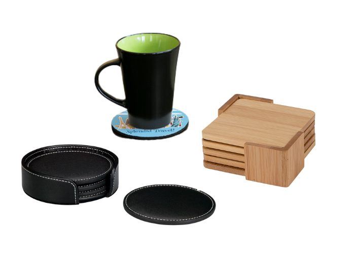promotional branded coasters can range in price