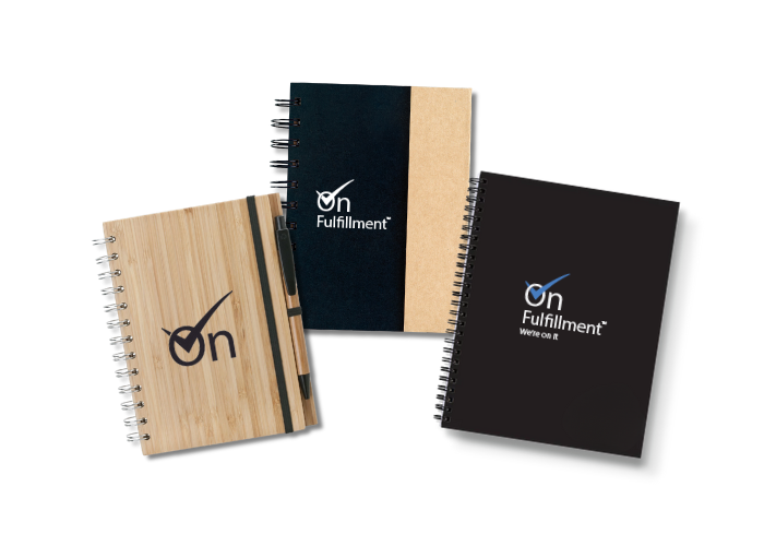 spiral bound notebooks can be decorated for promotional gifts