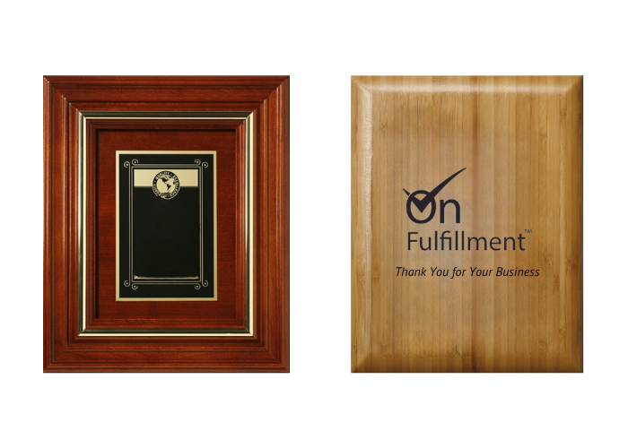wood plaques for company awards